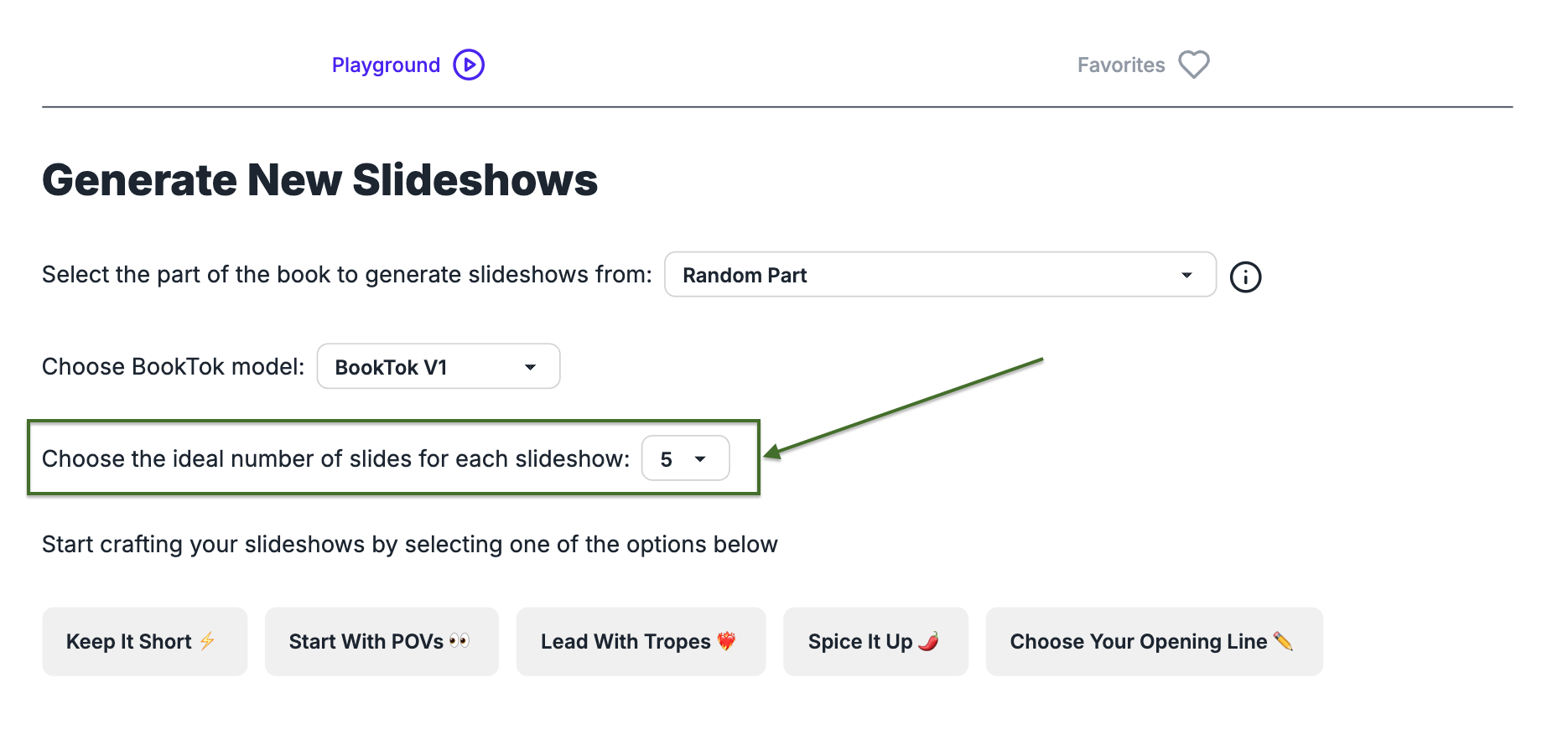 Slideshow Length Analysis