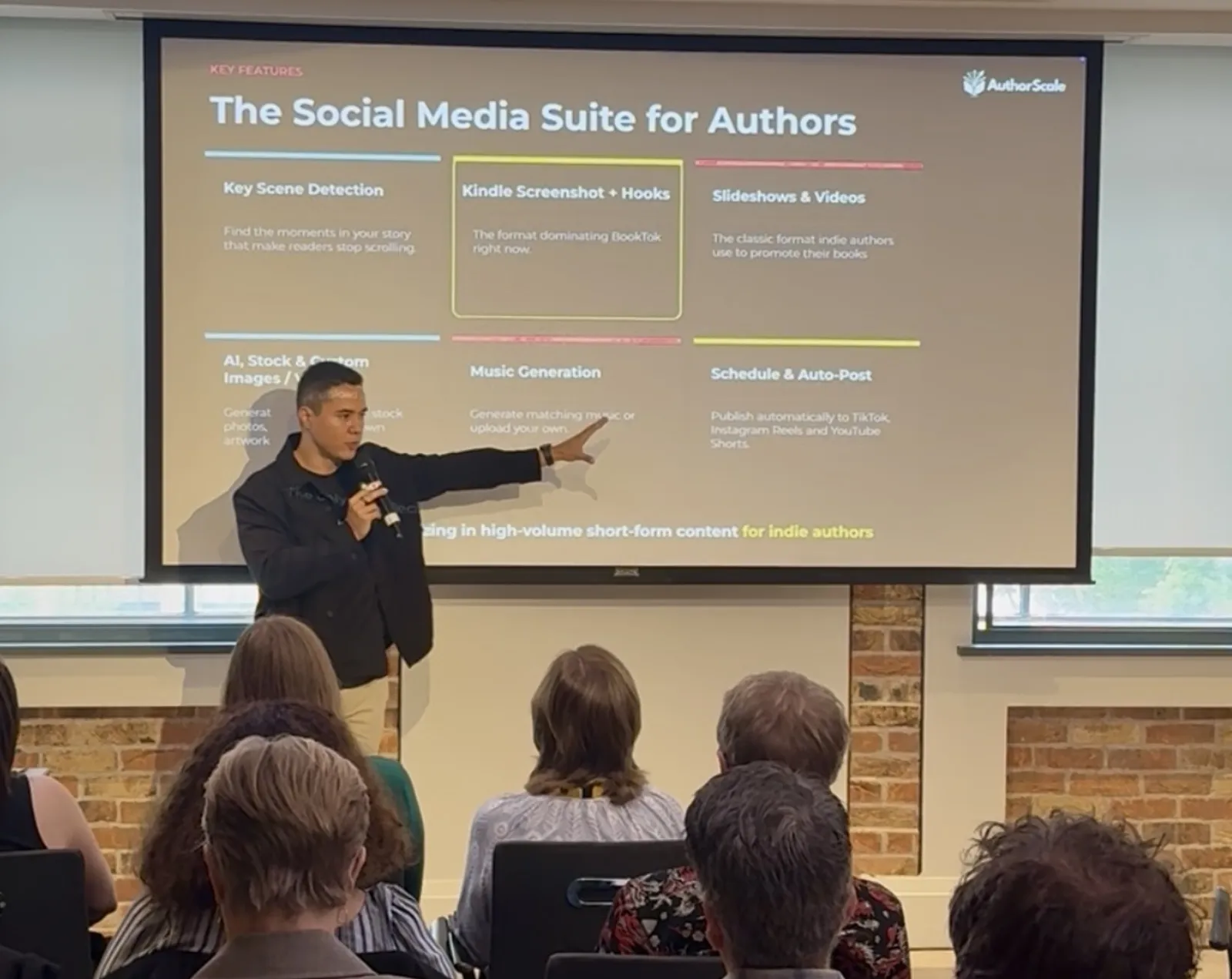 Presenting the AuthorScale social media suite for authors at SPS Live 2026