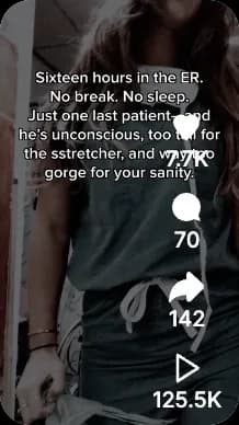 BookTok post example