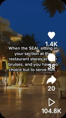 BookTok post example